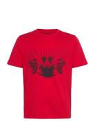 Durro Tops T-shirts Short-sleeved Red HUGO