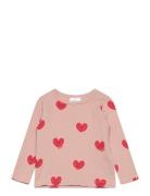 Tnstnynne L_S Rib Tee Tops T-shirts Long-sleeved T-shirts Pink The New