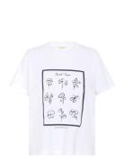 Nahidpw Ts Tops T-shirts & Tops Short-sleeved White Part Two