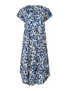 Manebili Polvipituinen Mekko Blue Masai