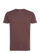 Organic Thor Tee Tops T-shirts Short-sleeved Brown Mads Nørgaard