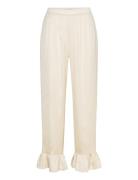 Trousers Satin Frill Pyjama White Lindex