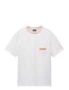 S-Murlo Ss Tops T-shirts Short-sleeved White Napapijri