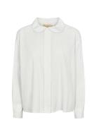 Tiki W Tops Shirts Long-sleeved White MarMar Copenhagen