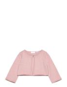 Openwork Detail Knit Cardigan Tops Knitwear Cardigans Pink Mango