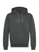 Sweatshirt Tops Sweat-shirts & Hoodies Hoodies Green EA7