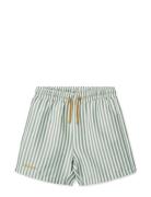 Duke Stripe Board Shorts Uimashortsit Green Liewood