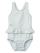 Amina Baby Stripe Swimsuit Uimapuku Uima-asut Blue Liewood