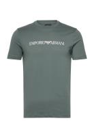 T-Shirt Designers T-shirts Short-sleeved Green Emporio Armani