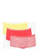 Sloggi Go Crush Short C3P Hipsterit Alushousut Alusvaatteet Multi/patt...