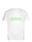 Northern T-Shirt Tops T-shirts Short-sleeved White Makia