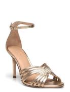 Allie Metallic Multistrap Sandal Korolliset Sandaalit Gold Lauren Ralp...