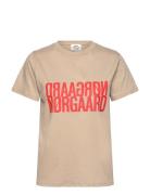 Single Organic Trenda P Tee Tops T-shirts & Tops Short-sleeved Beige M...