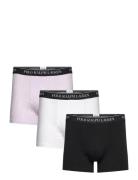 Classic Stretch-Cotton Trunk 3-Pack Bokserit Black Polo Ralph Lauren