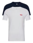 2Pk Crewneck Graphic Blues Tops T-shirts Short-sleeved White Levi's®