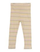 Legging Modal Multi Striped Bottoms Leggings Beige Petit Piao