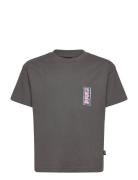 Gh Qs Sunrise Bowl Ss Yth Tops T-shirts Short-sleeved Grey Quiksilver