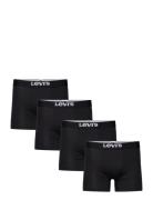 Levis Men Solid Basic Boxer Brief Org Co 4P Ecom Bokserit Black Levi's...