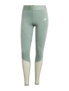 Hyglm 1/1 L Sport Running-training Tights Green Adidas Performance