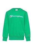 Crewneck Sweatshirt Tops Sweat-shirts & Hoodies Sweat-shirts Green Cha...