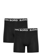 Bamboo Cotton Blend Boxer 2P Bokserit Black Björn Borg