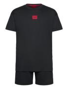 Galaxy_Short Set Designers T-shirts Short-sleeved Black HUGO