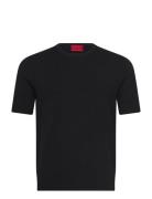 San Carl-Cv Tops T-shirts Short-sleeved Black HUGO