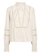 Nieldapw Bl Tops Blouses Long-sleeved White Part Two