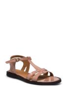 Sandals - Flat Matalapohjaiset Sandaalit Pink ANGULUS