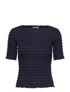 Top Sigge Tops T-shirts & Tops Short-sleeved Navy Lindex