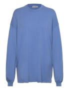 Over D Long Sleeve Tops T-shirts & Tops Long-sleeved Blue Weekday