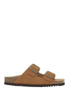 Sl Josephine Suede Cognac Matalapohjaiset Sandaalit Brown Scholl