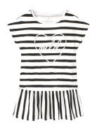 Knit Dress Striped Dresses & Skirts Dresses Casual Dresses Short-sleev...