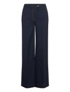 Petra Pants With Stitches - Petra F Bottoms Jeans Wide Navy Coster Cop...