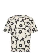 Tunnit Unikko Tops T-shirts & Tops Short-sleeved White Marimekko