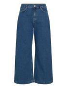 Vilotta Hw Culotte Jeans Mbd Tu01 Bottoms Jeans Wide Blue Vila