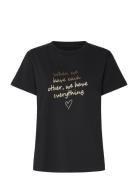 T-Shirt Cwamani Tops T-shirts & Tops Short-sleeved Black Claire Woman