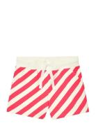 Knit Shorts Striped Bottoms Shorts Red Boboli