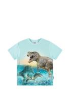 Roxo Tops T-shirts Short-sleeved Blue Molo