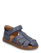 Sandals - Flat - Closed Toe Shoes Summer Shoes Sandals Blue ANGULUS