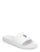 Signature Pony Slide Aamutossut Tohvelit White Polo Ralph Lauren