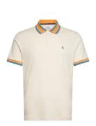 Cttn Intrlck Novelty Tops Polos Short-sleeved White Original Penguin