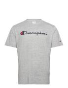 Ss Tee Sport T-shirts Short-sleeved Grey Champion