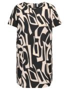 Carlux Life Ss Tunic Dress Wvn Noos Lyhyt Mekko Black ONLY Carmakoma