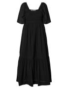Slfdora Ss Ankle Dress B Mekko Black Selected Femme