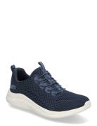 Womens Ultra Flex Matalavartiset Sneakerit Tennarit Navy Skechers