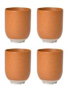 Krus 'Eli' Home Tableware Cups & Mugs Coffee Cups Orange Broste Copenh...