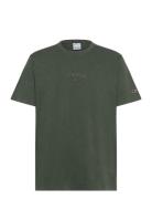 Ss Tee Tops T-shirts Short-sleeved Green Champion