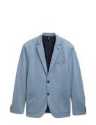 Pique Blazer Suits & Blazers Blazers Single Breasted Blazers Blue Tom ...