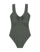 Saint Tropez Shaping_Swimsuit Uimapuku Uima-asut Green Dorina